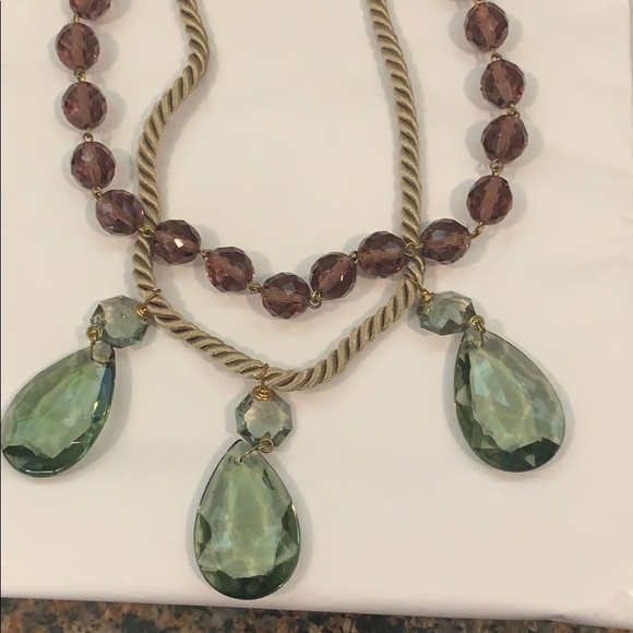 Anthro Statement necklace - Picture 3 of 5